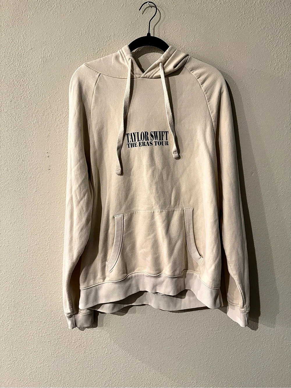 Taylor Swift The Eras Tour Beige Hoodie Cream Large